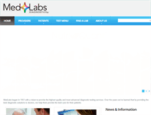 Tablet Screenshot of medlabsdiagnostics.com